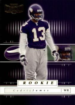 2001 Playoff Preferred #156 Cedric James Front