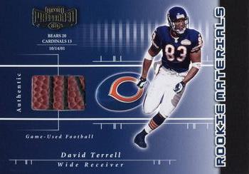 2001 Playoff Preferred #212 David Terrell Front