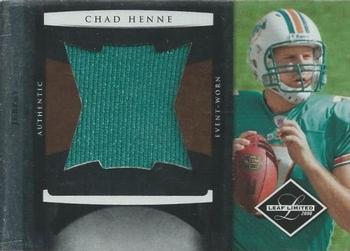 2008 Leaf Limited - Rookie Jumbo Jerseys #32 Chad Henne Front