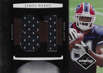 2008 Leaf Limited - Rookie Jumbo Jerseys Jersey Number #27 James Hardy Front