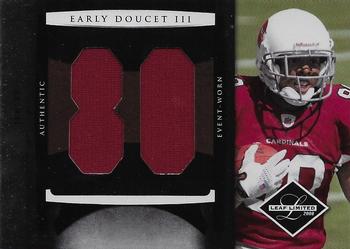 2008 Leaf Limited - Rookie Jumbo Jerseys Jersey Number #29 Early Doucet Front