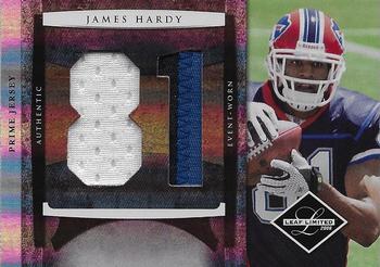 2008 Leaf Limited - Rookie Jumbo Jerseys Jersey Number Prime #27 James Hardy Front