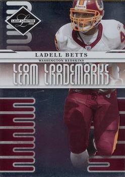 2008 Leaf Limited - Team Trademarks #T-32 Ladell Betts Front