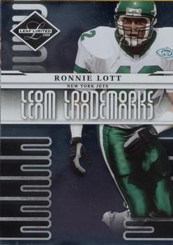 2008 Leaf Limited - Team Trademarks #T-35 Ronnie Lott Front