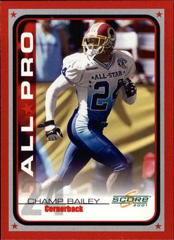 2001 Score #240 Champ Bailey Front