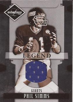 2008 Leaf Limited - Threads #172 Phil Simms Front