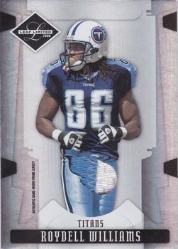 2008 Leaf Limited - Threads Prime Team Logo #97 Roydell Williams Front