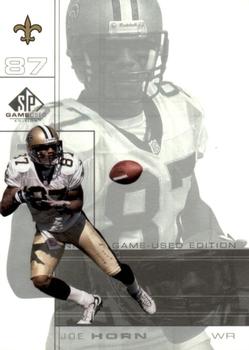 2001 SP Game Used Edition #56 Joe Horn Front