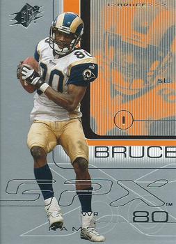 2001 SPx #73 Isaac Bruce Front