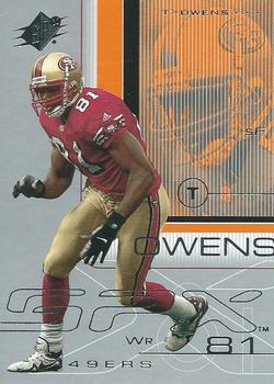 2001 SPx #79 Terrell Owens Front