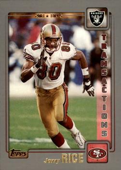 2001 Topps #48 Jerry Rice Front
