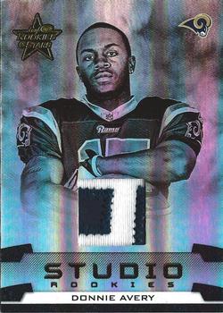 2008 Leaf Rookies & Stars - Studio Rookies Materials Prime #SR-26 Donnie Avery Front
