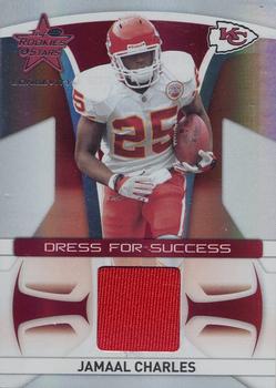 2008 Leaf Rookies & Stars Longevity - Dress for Success Jerseys #DS-2 Jamaal Charles Front