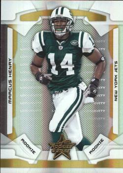 2008 Leaf Rookies & Stars - Longevity Gold #194 Marcus Henry Front