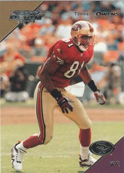 2001 Topps Debut #53 Terrell Owens Front
