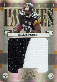 2008 Playoff Absolute Memorabilia - Absolute Patches Prime #AP-10 Willie Parker Front