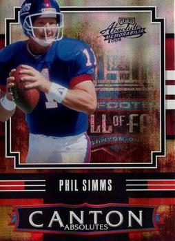 2008 Playoff Absolute Memorabilia - Canton Absolutes Spectrum #CA-26 Phil Simms Front