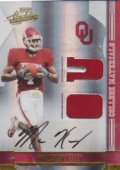 2008 Playoff Absolute Memorabilia - College Materials Autographs #17 Malcolm Kelly Front