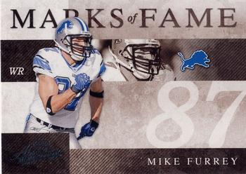 2008 Playoff Absolute Memorabilia - Marks of Fame #MOF-36 Mike Furrey Front