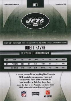 2008 Playoff Absolute Memorabilia - Retail #101b Brett Favre Back