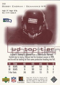 2001 Upper Deck Top Tier #32 Bobby Engram Back
