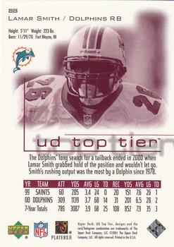 2001 Upper Deck Top Tier #88 Lamar Smith Back