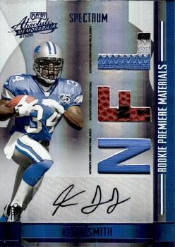 2008 Playoff Absolute Memorabilia - Rookie Premiere Materials Autographs NFL Spectrum Prime #262 Kevin Smith Front