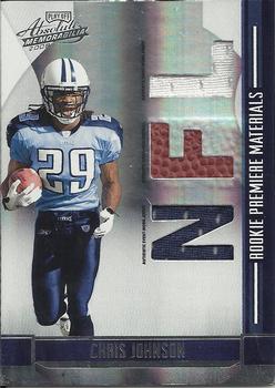 2008 Playoff Absolute Memorabilia - Rookie Premiere Materials NFL #276 Chris Johnson Front