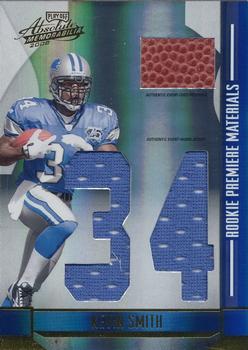 2008 Playoff Absolute Memorabilia - Rookie Premiere Materials Oversize Jersey Number #262 Kevin Smith Front
