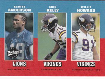 2001 Upper Deck Vintage #281 Scotty Anderson / Eric Kelly / Willie Howard Front
