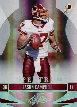 2008 Playoff Absolute Memorabilia - Spectrum Silver #146 Jason Campbell  Front