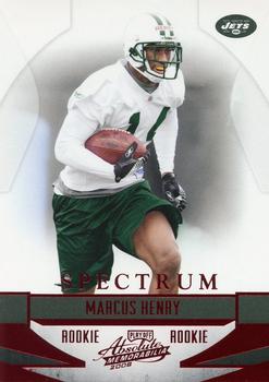 2008 Playoff Absolute Memorabilia - Spectrum Red #212 Marcus Henry Front