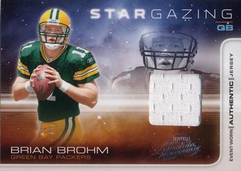 2008 Playoff Absolute Memorabilia - Star Gazing Materials #SG 1 Brian Brohm Front