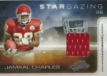 2008 Playoff Absolute Memorabilia - Star Gazing Materials #SG 9 Jamaal Charles Front