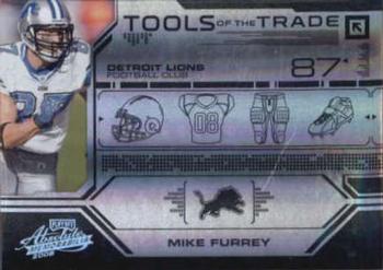 2008 Playoff Absolute Memorabilia - Tools of the Trade Black Spectrum #TOTT 35 Mike Furrey Front