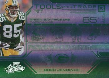 2008 Playoff Absolute Memorabilia - Tools of the Trade Green Spectrum #TOTT 31 Greg Jennings Front