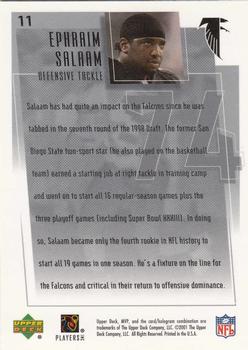 2001 Upper Deck MVP #11 Ephraim Salaam Back