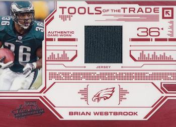 2008 Playoff Absolute Memorabilia - Tools of the Trade Material Red #TOTT 32 Brian Westbrook Front