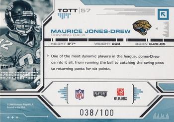 2008 Playoff Absolute Memorabilia - Tools of the Trade Red Spectrum #TOTT 57 Maurice Jones-Drew Back