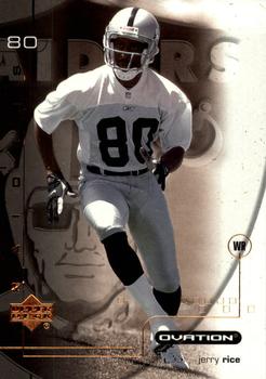 2001 Upper Deck Ovation #67 Jerry Rice Front