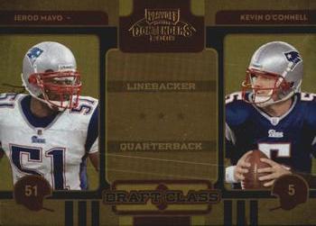 2008 Playoff Contenders - Draft Class Gold #22 Jerod Mayo / Kevin O'Connell Front
