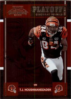 2008 Playoff Contenders - Playoff Ticket #22 T.J. Houshmandzadeh Front