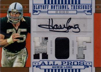 2008 Playoff National Treasures - All Pros Material Signature HOF #19 Howie Long Front
