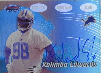 2002 Bowman's Best #146 Kalimba Edwards Front