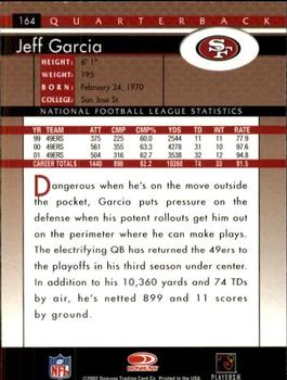 2002 Donruss #164 Jeff Garcia Back