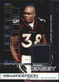 2002 Finest #74 Mike Anderson Front