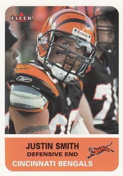 2002 Fleer #44 Justin Smith Front