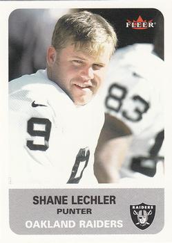 2002 Fleer #220 Shane Lechler Front