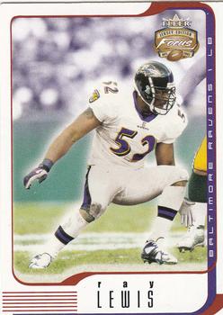 2002 Fleer Focus Jersey Edition #69 Ray Lewis Front