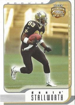 2002 Fleer Focus Jersey Edition #118 Donte Stallworth Front